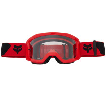 Детская маска FOX YTH MAIN II CORE GOGGLE [Flo Red], Clear Lens