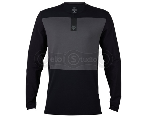 Джерси FOX DEFEND JERSEY Long [Black/Gray], XXL