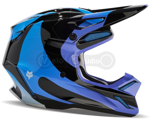 Мотошолом FOX V3 MAGNETIC HELMET [Black], M