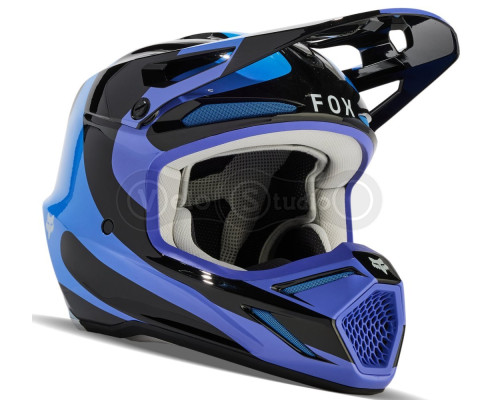 Мотошолом FOX V3 MAGNETIC HELMET [Black], M