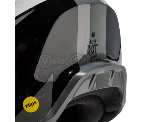 Мото шлем FOX V3 REVISE HELMET [Black], M