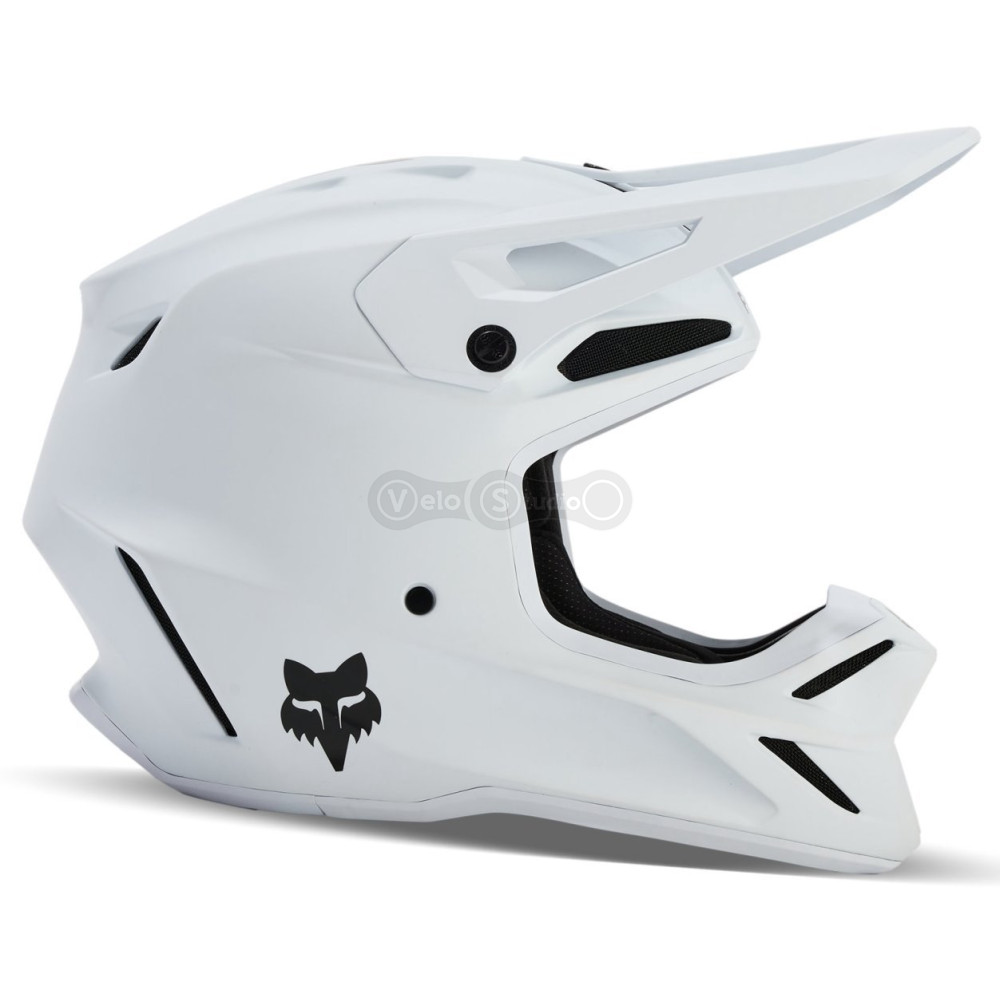 Шолом FOX V3 SOLID HELMET [Matte White], XL (61-62 см)