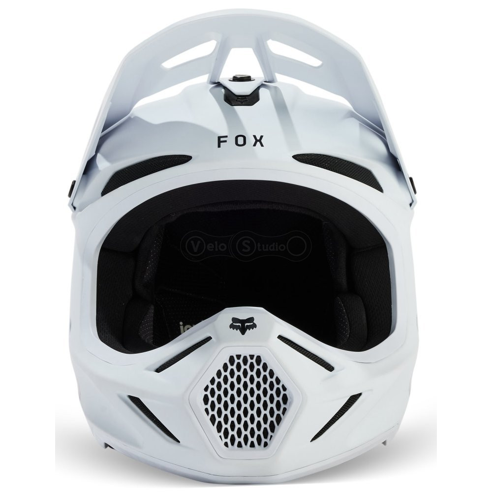 Шолом FOX V3 SOLID HELMET [Matte White], XL (61-62 см)