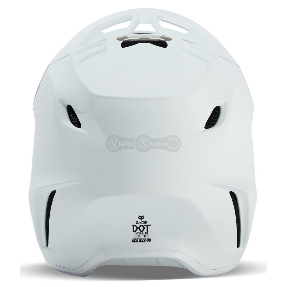 Шолом FOX V3 SOLID HELMET [Matte White], XL (61-62 см)