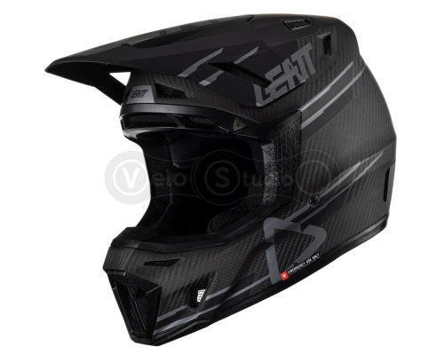 Шолом LEATT Helmet Moto 9.5 + маска Goggle Velocity 6.5 [Black], M