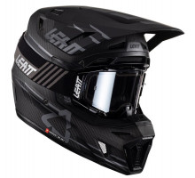 Шлем LEATT Helmet Moto 9.5 + маска Goggle Velocity 6.5 [Black], M