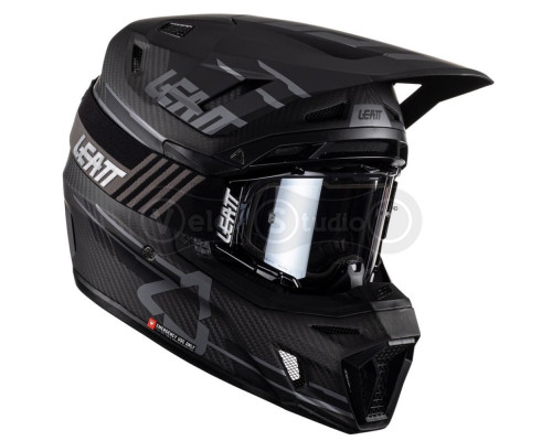 Шолом LEATT Helmet Moto 9.5 + маска Goggle Velocity 6.5 [Black], M
