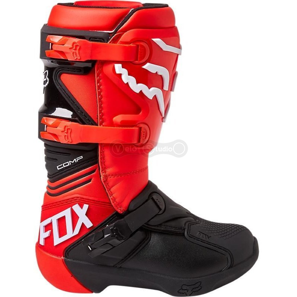 Детские мотоботы FOX Comp Youth Boot [Flo Red1], US4