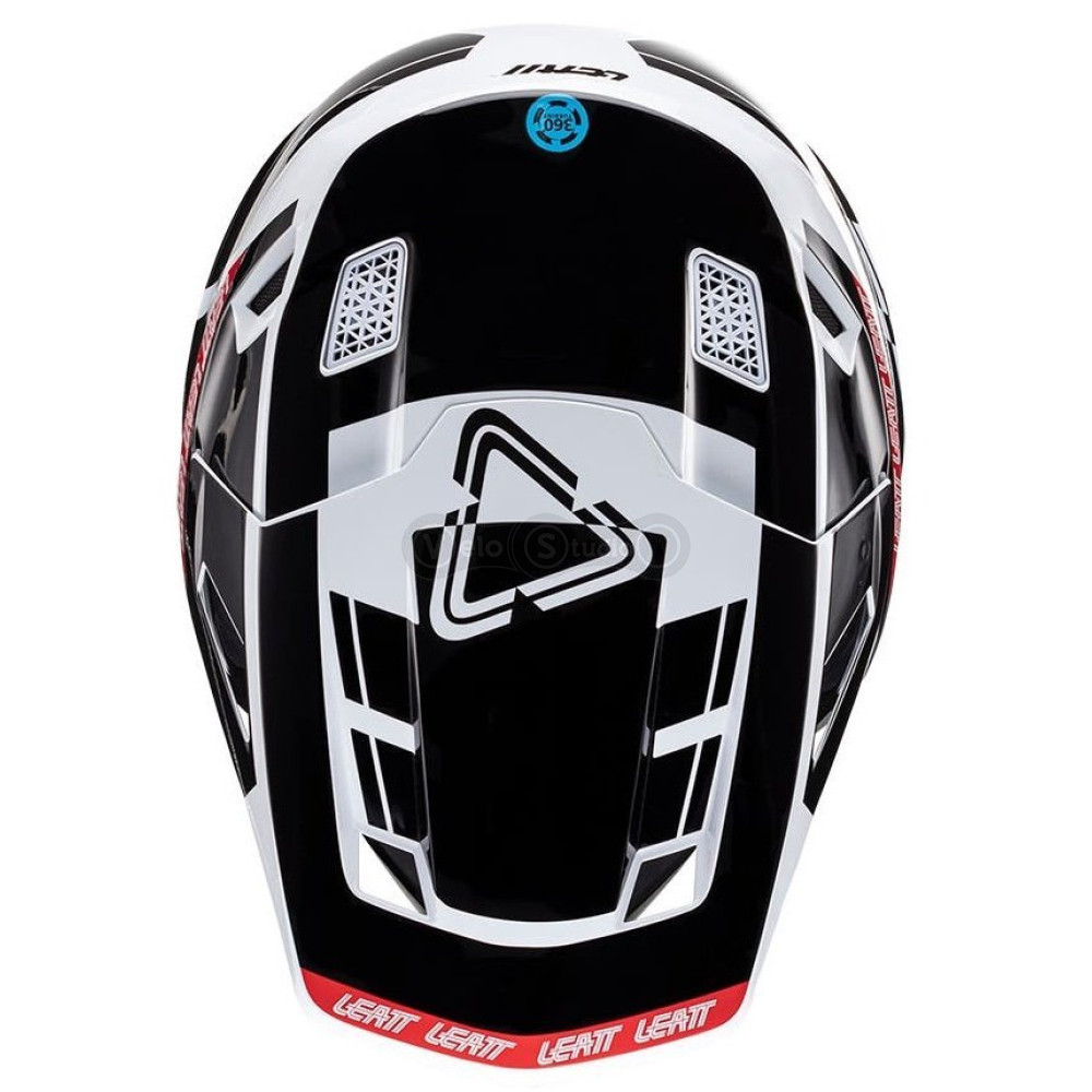 Шлем LEATT Helmet Moto 7.5 + маска Goggle Velocity 4.5 [Black], M