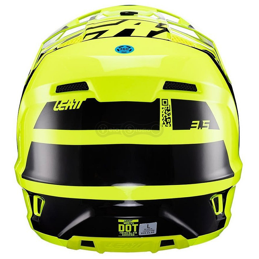 Детский мотошлем LEATT Moto 3.5 Jr Helmet [Citrus], YM