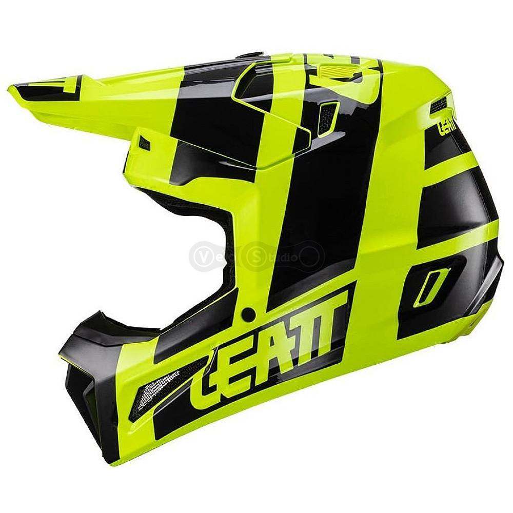 Детский мотошлем LEATT Moto 3.5 Jr Helmet [Citrus], YM
