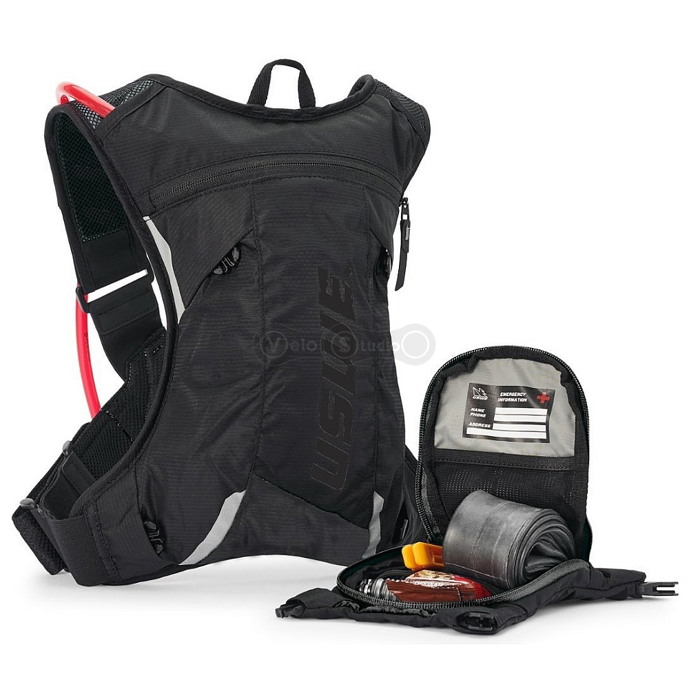 Рюкзак USWE MOTO HYDRO 3L Hydration Pack [Carbon], Small + гідратор 2 літри
