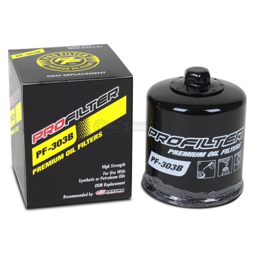 Масляный фильтр PROFILTER 303B Premium Canister Oil Filter [Black], Spin-On