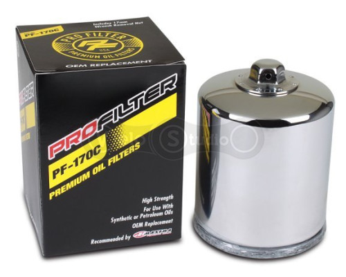 Масляный фильтр PROFILTER 170C Premium Canister Oil Filter [Chrome], Spin-On