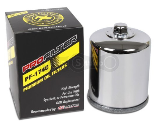Фільтр масляний PROFILTER 174C Premium Canister Oil Filter [Chrome], Spin-On