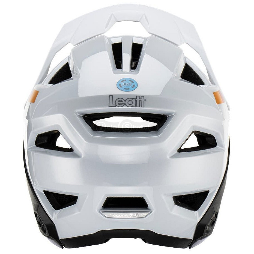 Вело шлем LEATT Helmet MTB 2.0 Enduro [White], M (57-58 см)