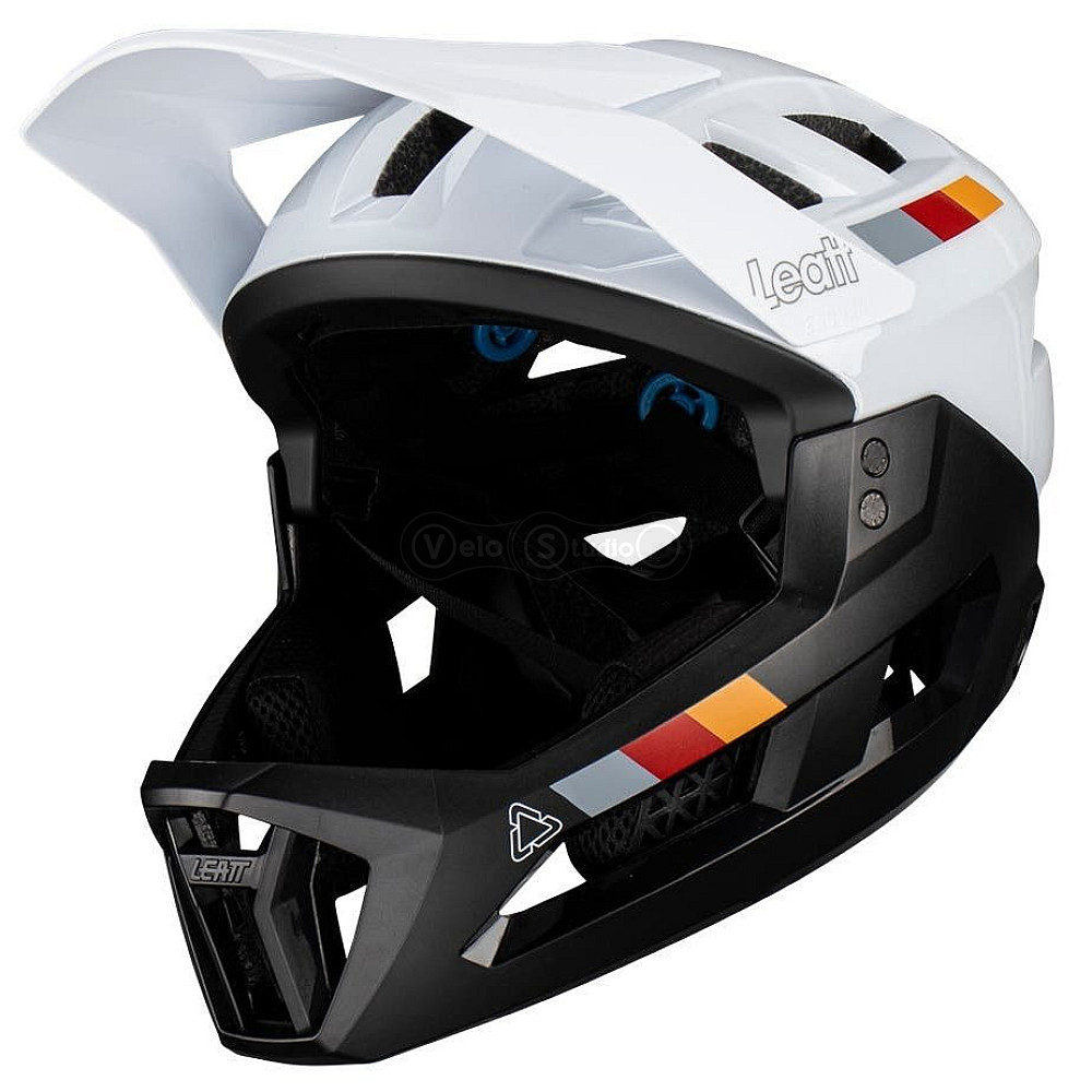 Вело шлем LEATT Helmet MTB 2.0 Enduro [White], M (57-58 см)