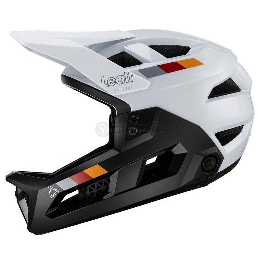 Вело шлем LEATT Helmet MTB 2.0 Enduro [White], M (57-58 см)