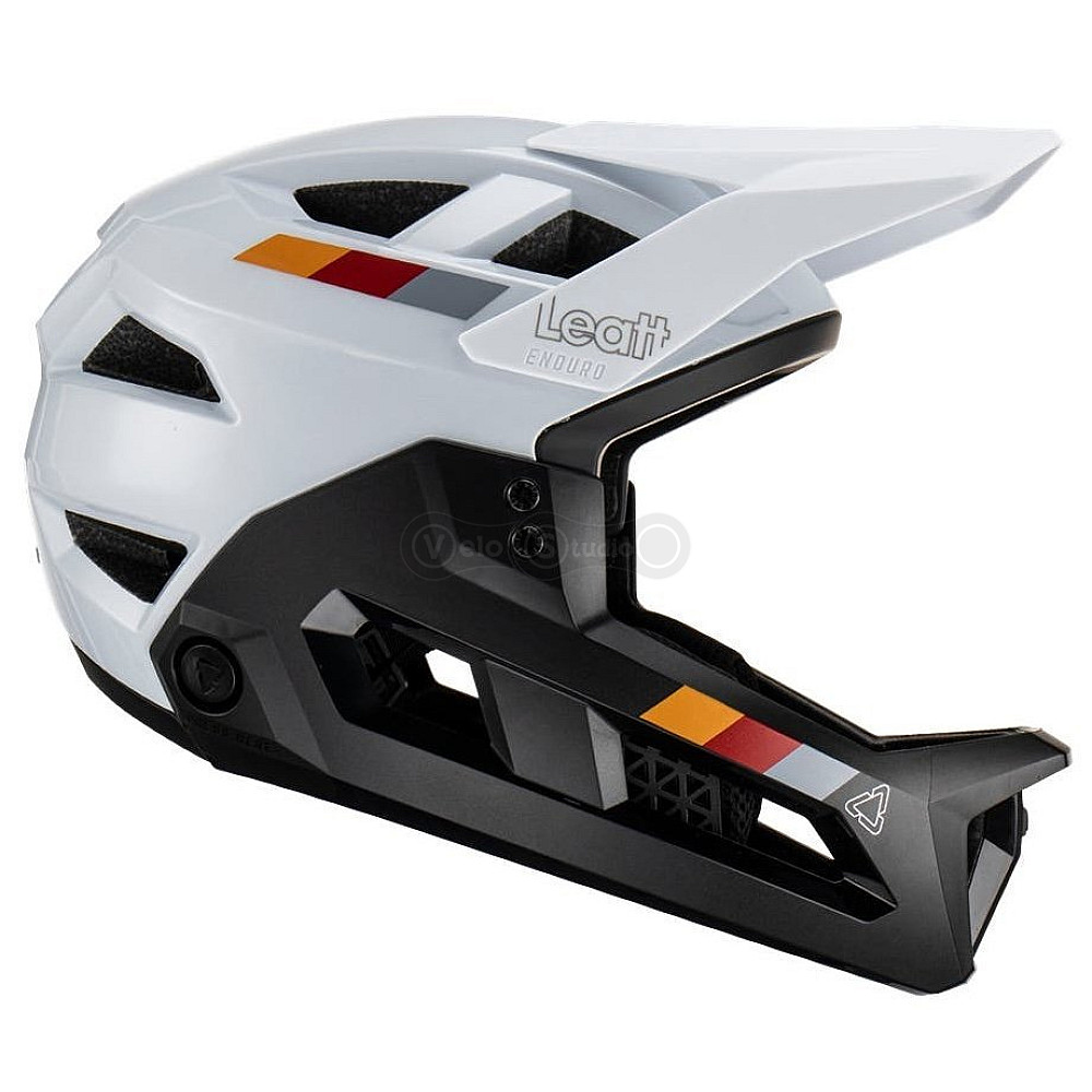 Вело шлем LEATT Helmet MTB 2.0 Enduro [White], M (57-58 см)