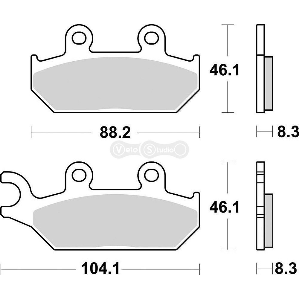 Тормозные колодки SBS 972PSI Upgrade Brake Pads, EVO Sinter/Sinter
