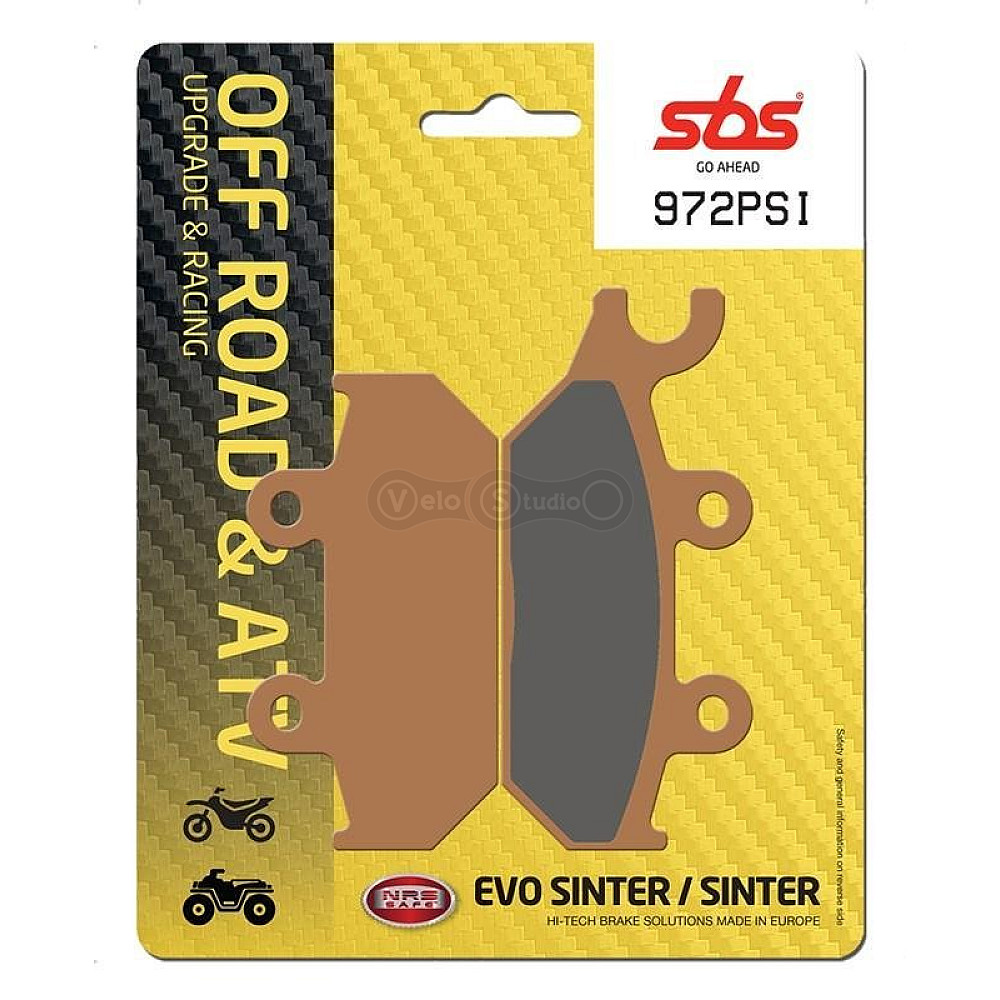 Тормозные колодки SBS 972PSI Upgrade Brake Pads, EVO Sinter/Sinter