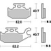 Тормозные колодки SBS 754SI Sport Brake Pads, Sinter/Carbon