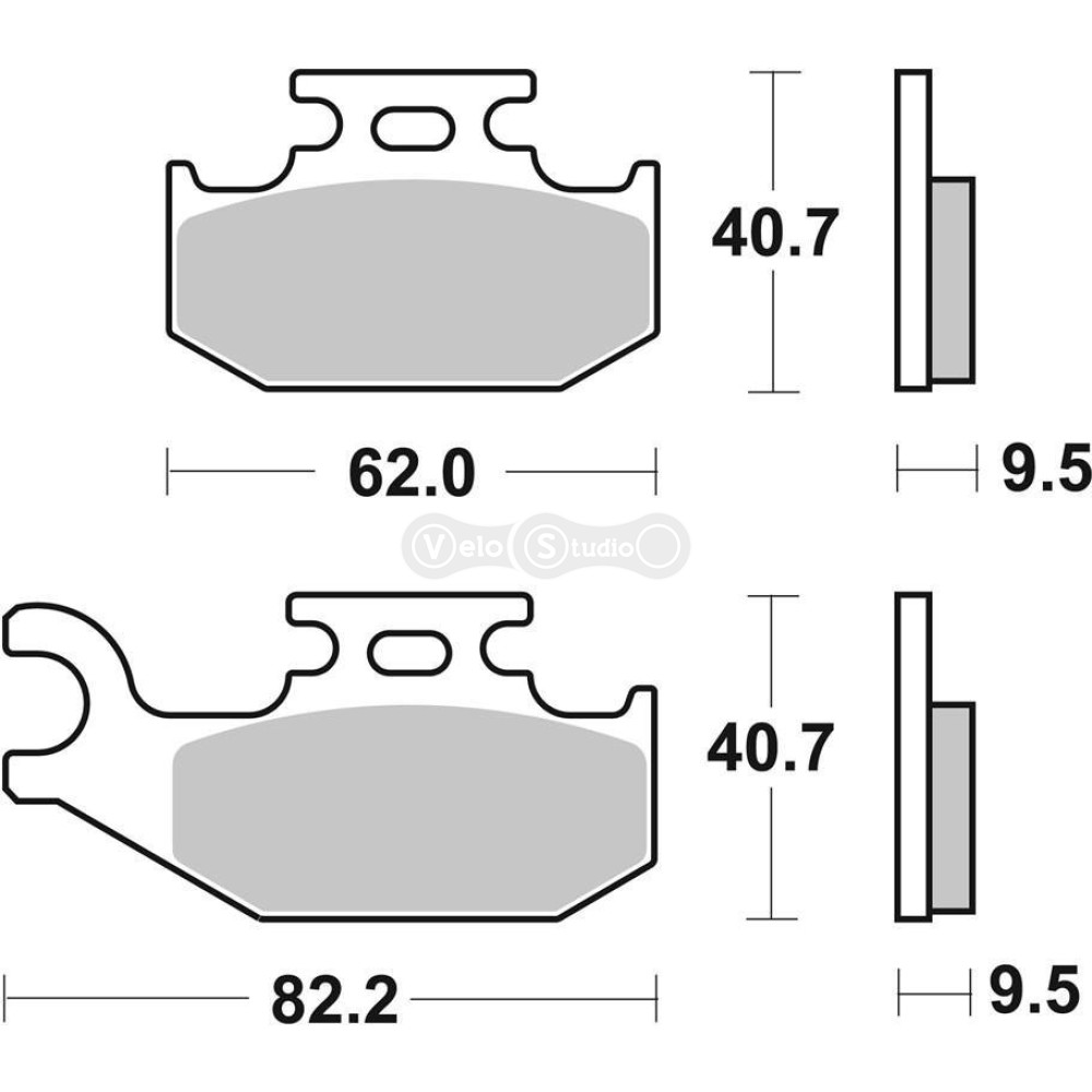 Колодки гальмівні SBS 767SI Sport Brake Pads, Sinter/Carbon