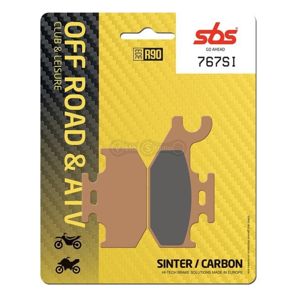 Колодки гальмівні SBS 767SI Sport Brake Pads, Sinter/Carbon