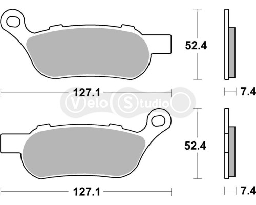 Колодки гальмівні SBS 854H.HF Ultra Quit Brake Pads, Ceramic