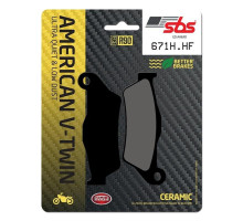 Колодки гальмівні SBS 671H.HF Ultra Quit Brake Pads, Ceramic