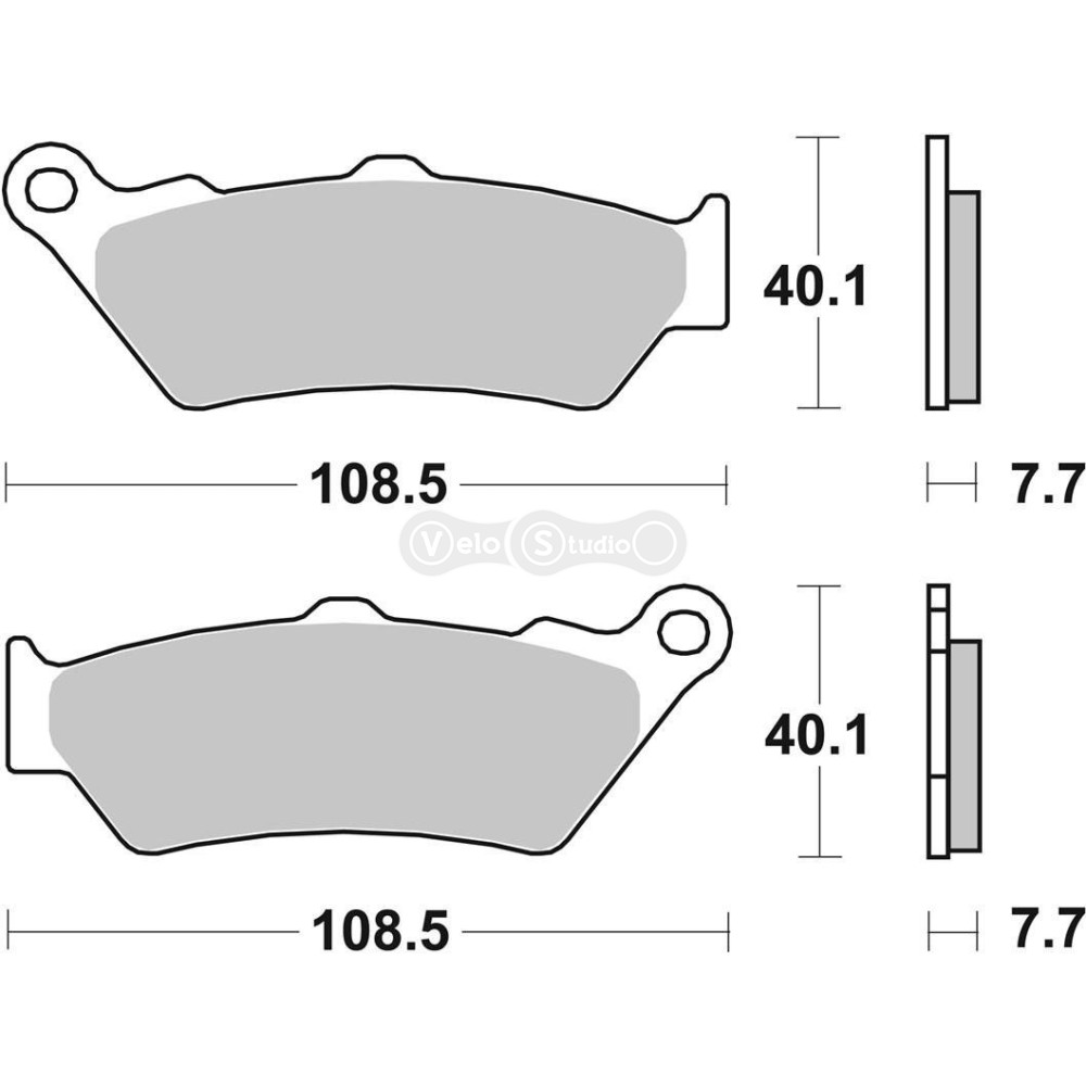 Колодки гальмівні SBS 674H.HF Ultra Quit Brake Pads, Ceramic