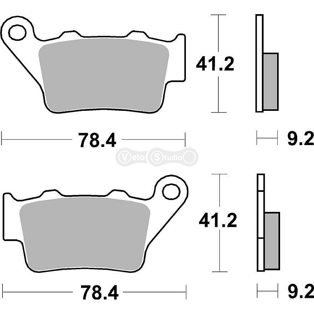 Тормозные колодки SBS 675H.HF Ultra Quit Brake Pads, Ceramic
