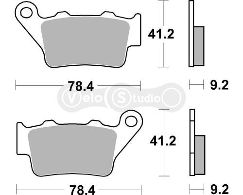 Тормозные колодки SBS 675H.HF Ultra Quit Brake Pads, Ceramic