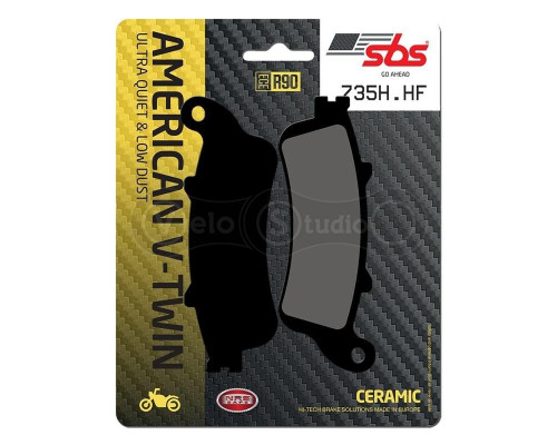 Колодки гальмівні SBS 735H.HF Ultra Quit Brake Pads, Ceramic