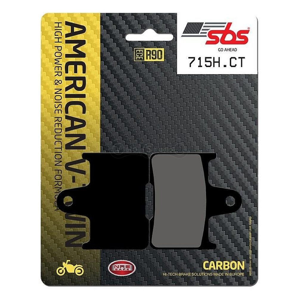Тормозные колодки SBS 715H.CT High Power Brake Pads, Carbon