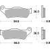 Колодки гальмівні SBS 924H.CT High Power Brake Pads, Carbon