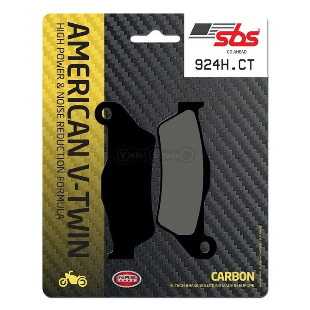 Колодки гальмівні SBS 924H.CT High Power Brake Pads, Carbon