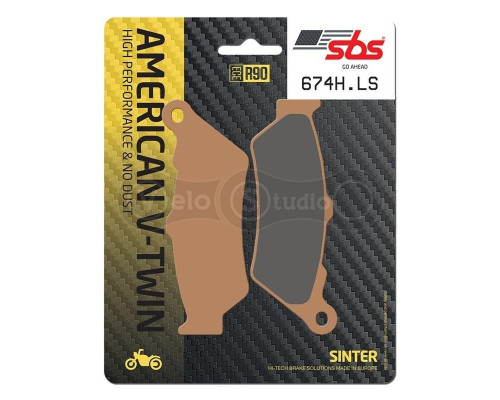 Тормозные колодки SBS 674H.LS High Performance Rear Brake Pads, Sinter
