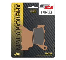 Колодки гальмівні SBS 675H.LS High Performance Rear Brake Pads, Sinter