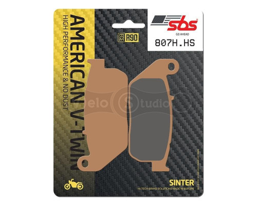 Тормозные колодки SBS 807H.HS High Performance Front Brake Pads, Sinter