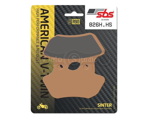 Колодки гальмівні SBS 826H.HS High Performance Front Brake Pads, Sinter