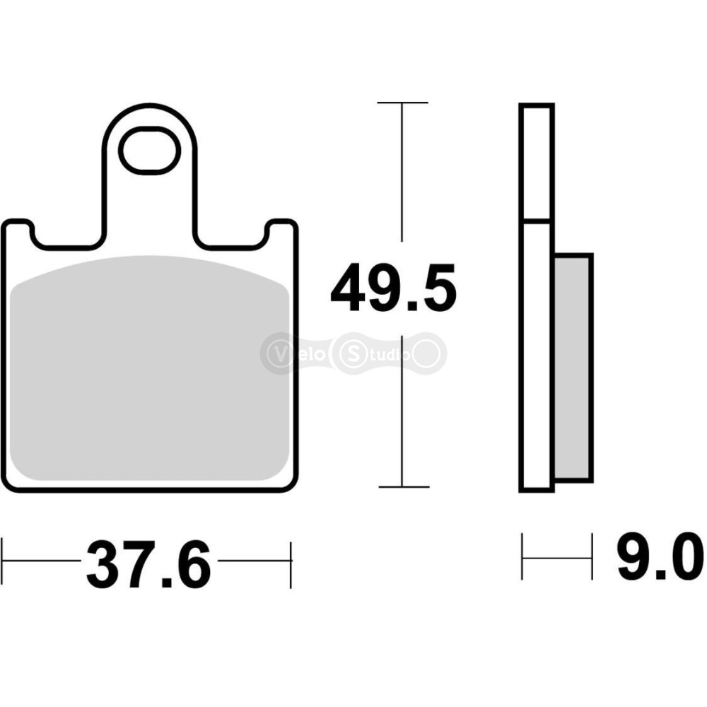 Тормозные колодки SBS 838RST Track Days Front Brake Pads, Sinter