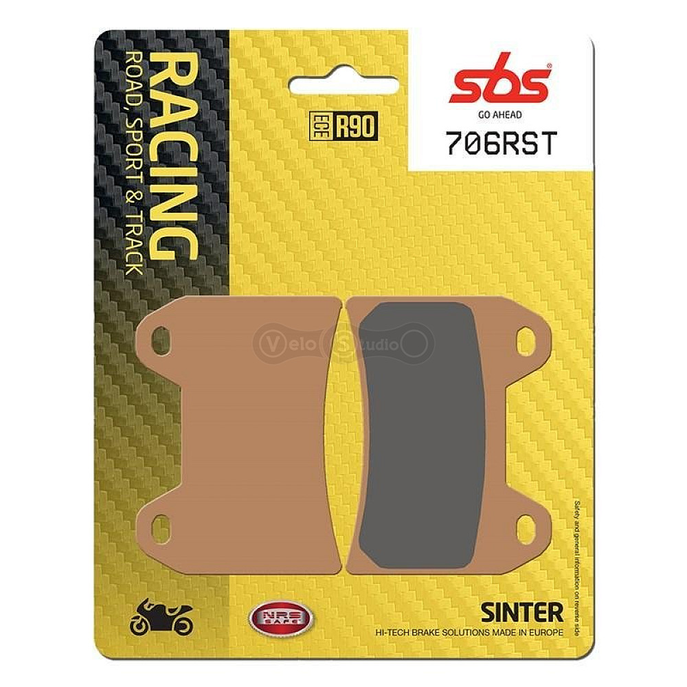 Тормозные колодки SBS 706RST Track Days Front Brake Pads, Sinter