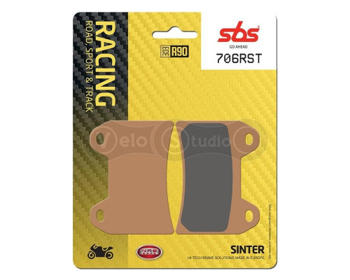 Тормозные колодки SBS 706RST Track Days Front Brake Pads, Sinter