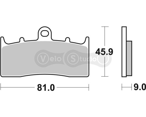 Колодки гальмівні SBS 778RST Track Days Front Brake Pads, Sinter