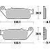 Тормозные колодки SBS 627DCC Road Racing Front Brake Pads, Dual Carbon