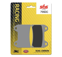 Тормозные колодки SBS 706DC Road Racing Front Brake Pads, Dual Carbon