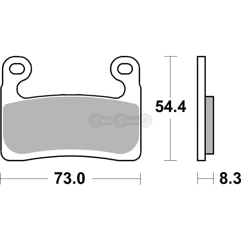 Тормозные колодки SBS 960DC Road Racing Front Brake Pads, Dual Carbon