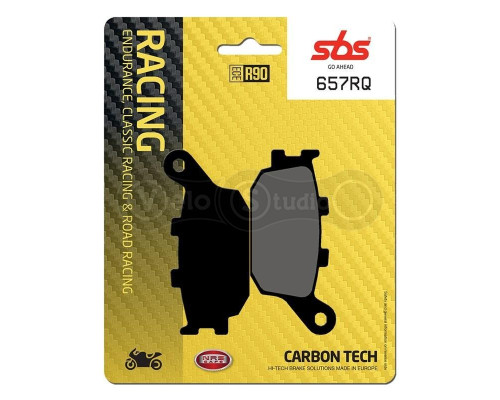 Колодки гальмівні SBS 657RQ Racing Rear Brake Pads, Carbon Tech