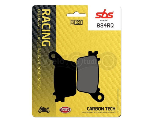 Тормозные колодки SBS 834RQ Racing Rear Brake Pads, Carbon Tech